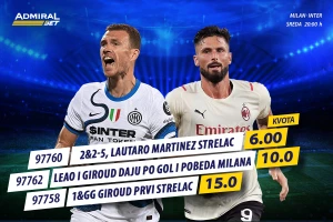 Italijanski Superkup AdmiralBet SPECIJAL - Džeko ili Žiru, penal serija plaća sjajno!